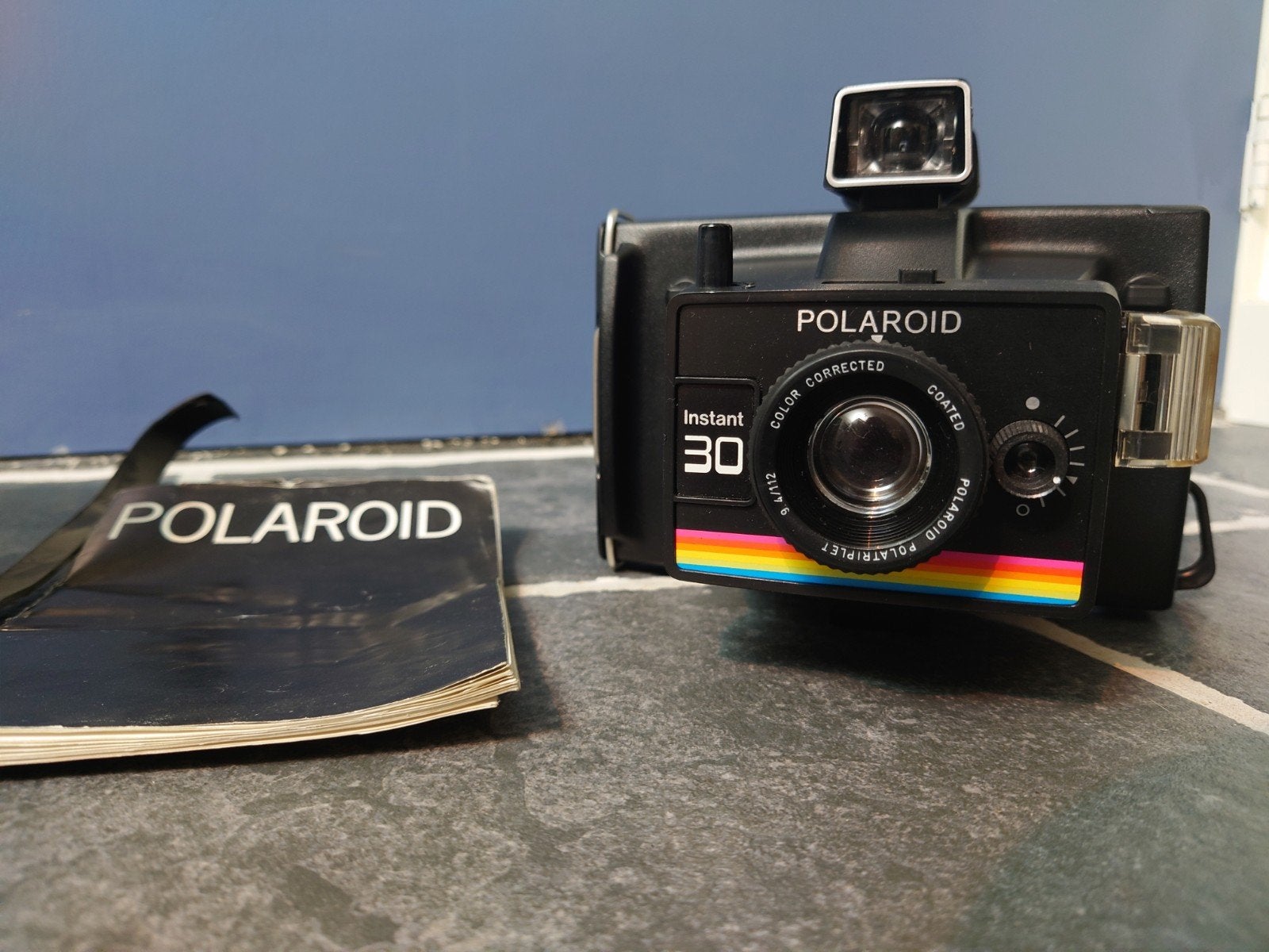Vintage Polaroid Land Camera Instant 30 + tas + handleiding, Ophalen of Verzenden, Gebruikt, Polaroid, Polaroid