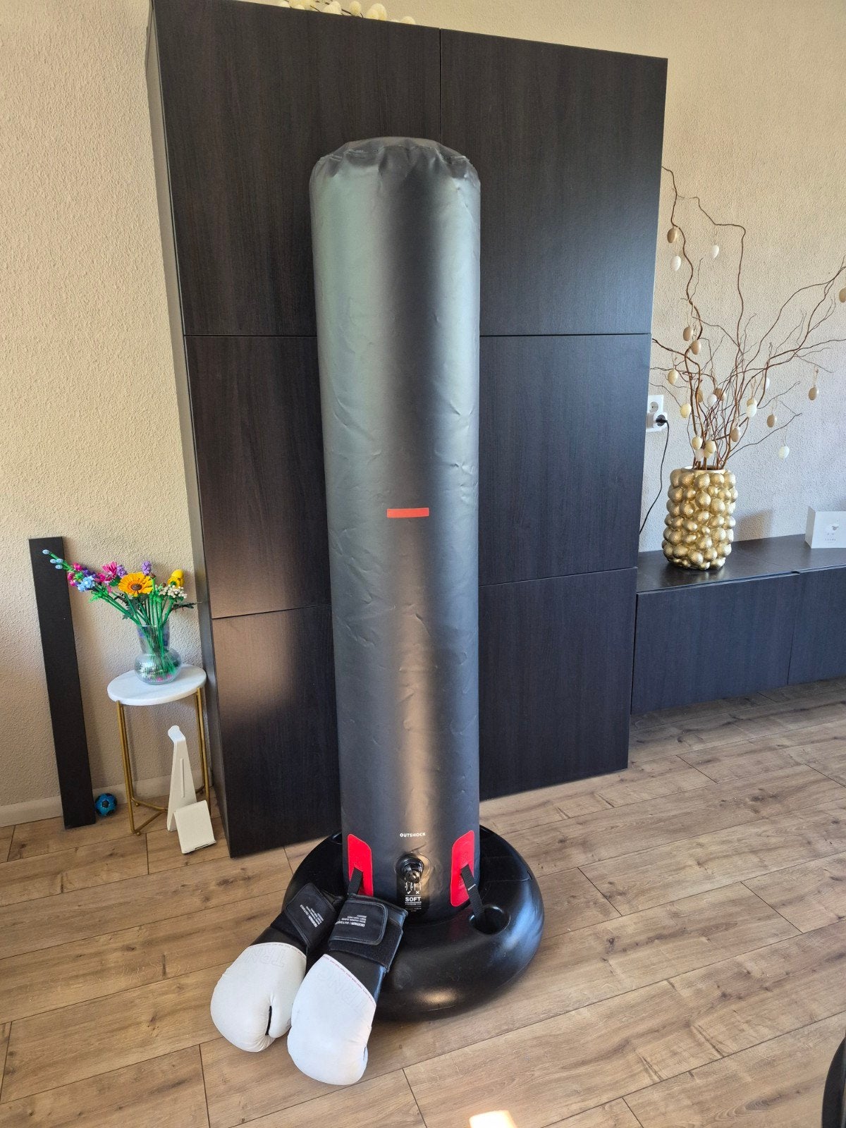Bokszak 160 cm met bijna nieuwe handschoenen, Ophalen of Verzenden, Zo goed als nieuw, Bokszak