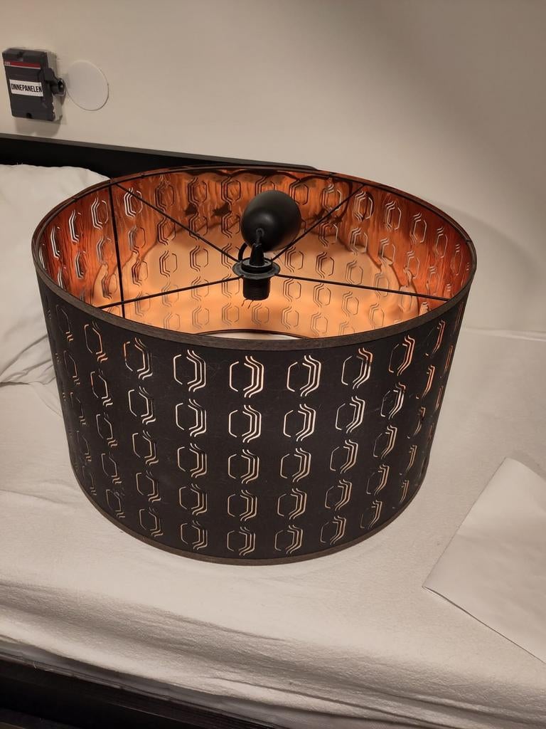 IKEA NYMO Hanglamp, Ophalen, Zo goed als nieuw, Zwart, Rond