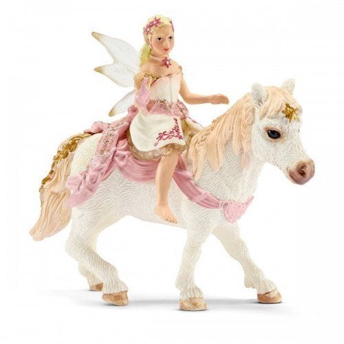 Schleich 70501 lelie elf te paard, Verzamelen, Verzenden, Gebruikt