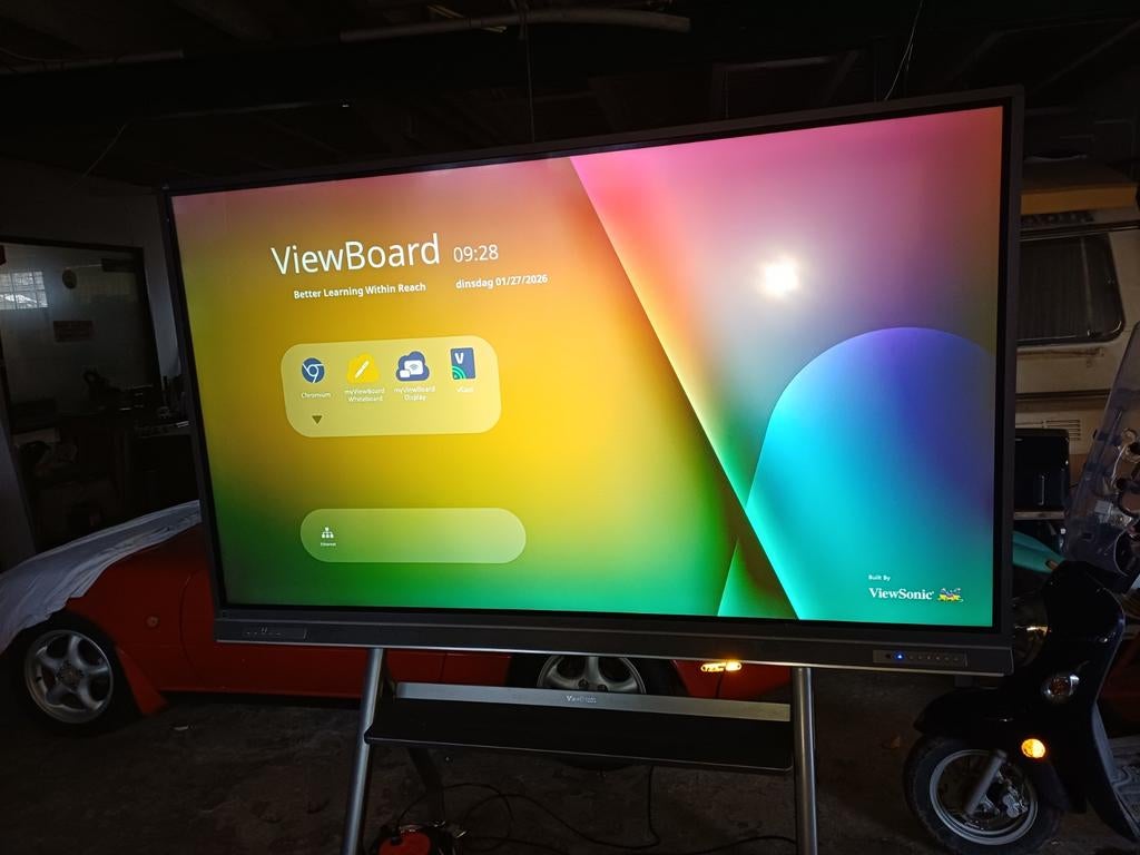 Digiboard ViewSonic ViewBoard, 50 Hz, 100 cm of meer, 4k (UHD), Ophalen