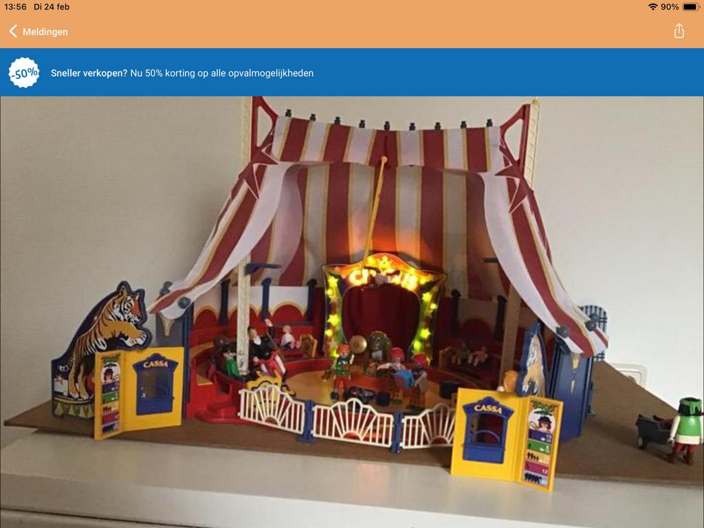 Circustent, Ophalen of Verzenden