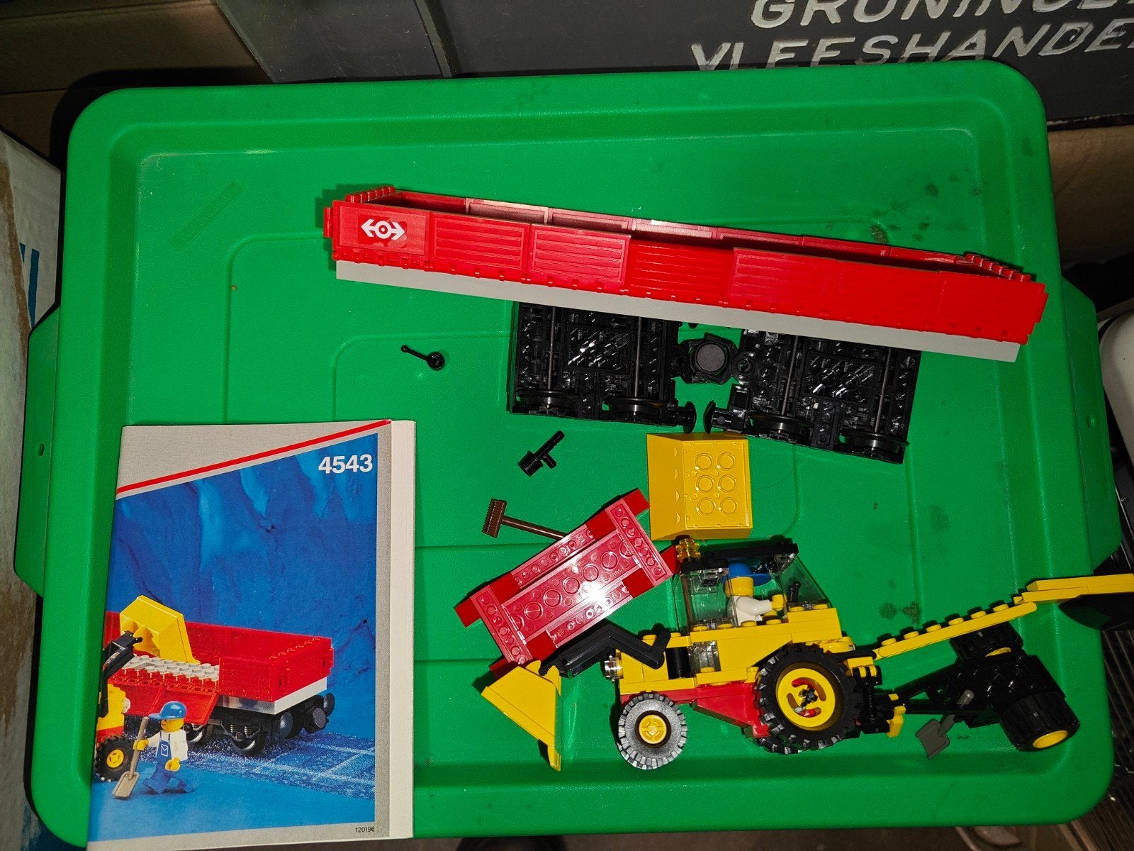 Lego 9v trein set 4543 in doos, Kinderen en Baby's, Ophalen