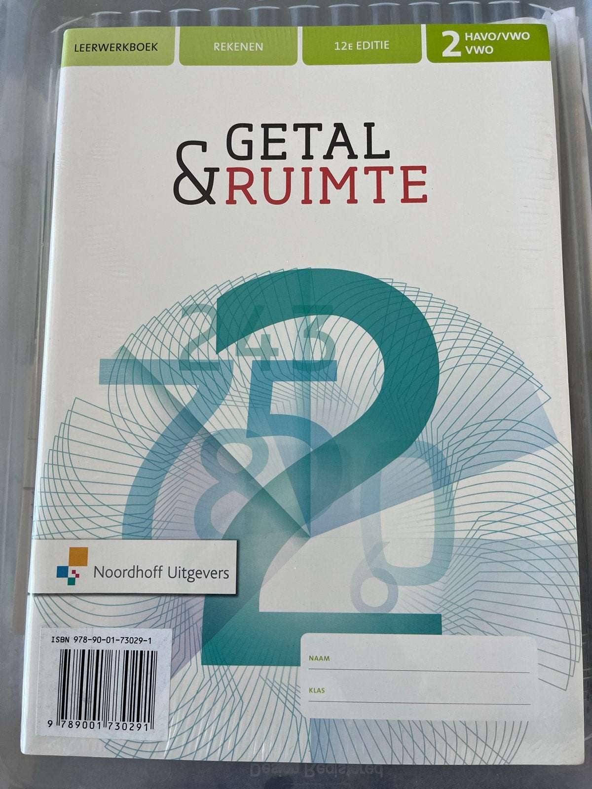Getal & Ruimte 2 HAVO/VWO 12e editie - Nieuw in verpakking, Boeken, Schoolboeken, Ophalen of Verzenden, Nieuw, HAVO, Wiskunde B