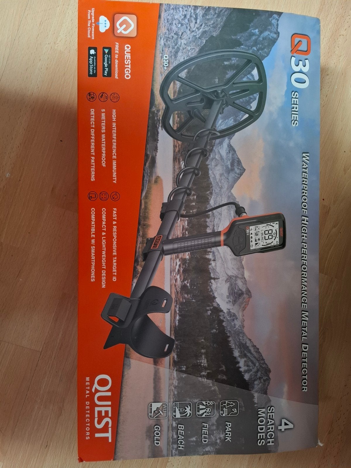 Quest Q30 Metaaldetector met Pinpointer en Accessoires, Hobby en Vrije tijd, Overige merken, Meer dan 30 cm, Ophalen of Verzenden