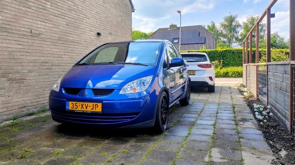 Mitsubishi Colt 1.5 Mivec CZ3 2007 Blauw QS, Stof, 4 cilinders, Blauw, Colt