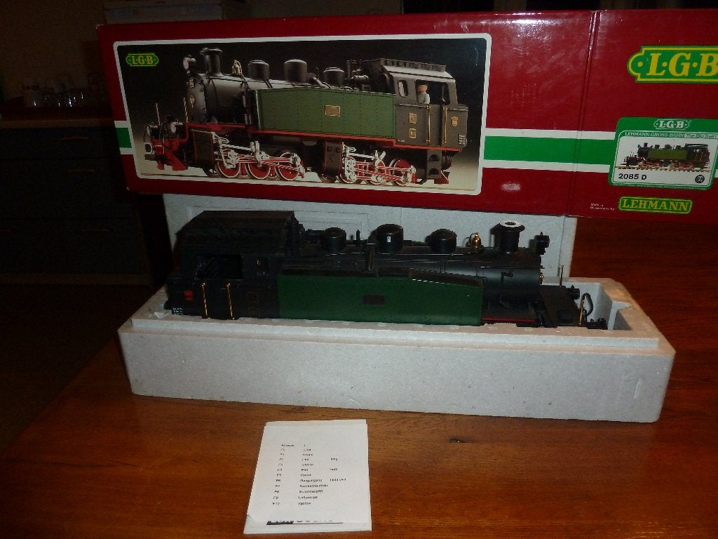LGB 2085D Digitale Stoomlocomotief Mallet Lok, ESU sound OVP, Ophalen of Verzenden, Zo goed als nieuw, LGB, Gelijkstroom