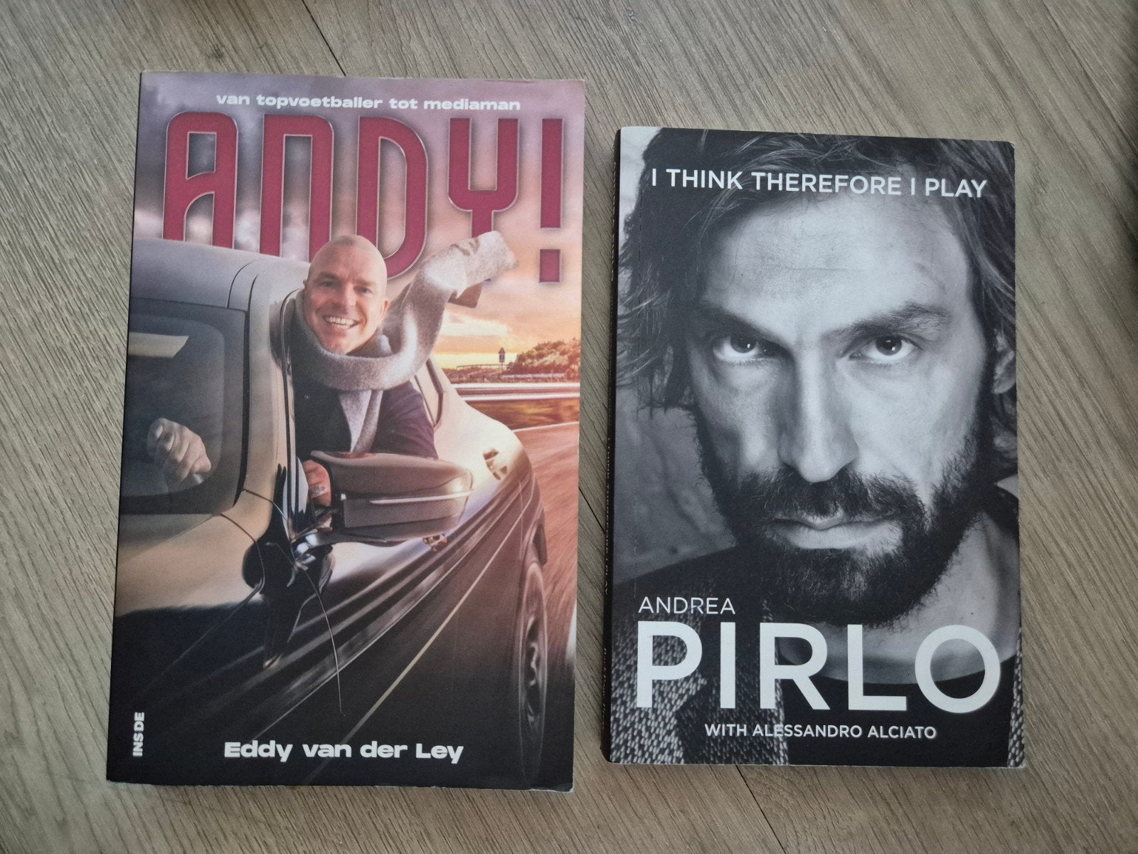 Boeken: Eddy van der Ley & Andrea Pirlo biografieën, Ophalen of Verzenden, Gelezen, Eddy van der Ley, Andrea Pirlo, Balsport