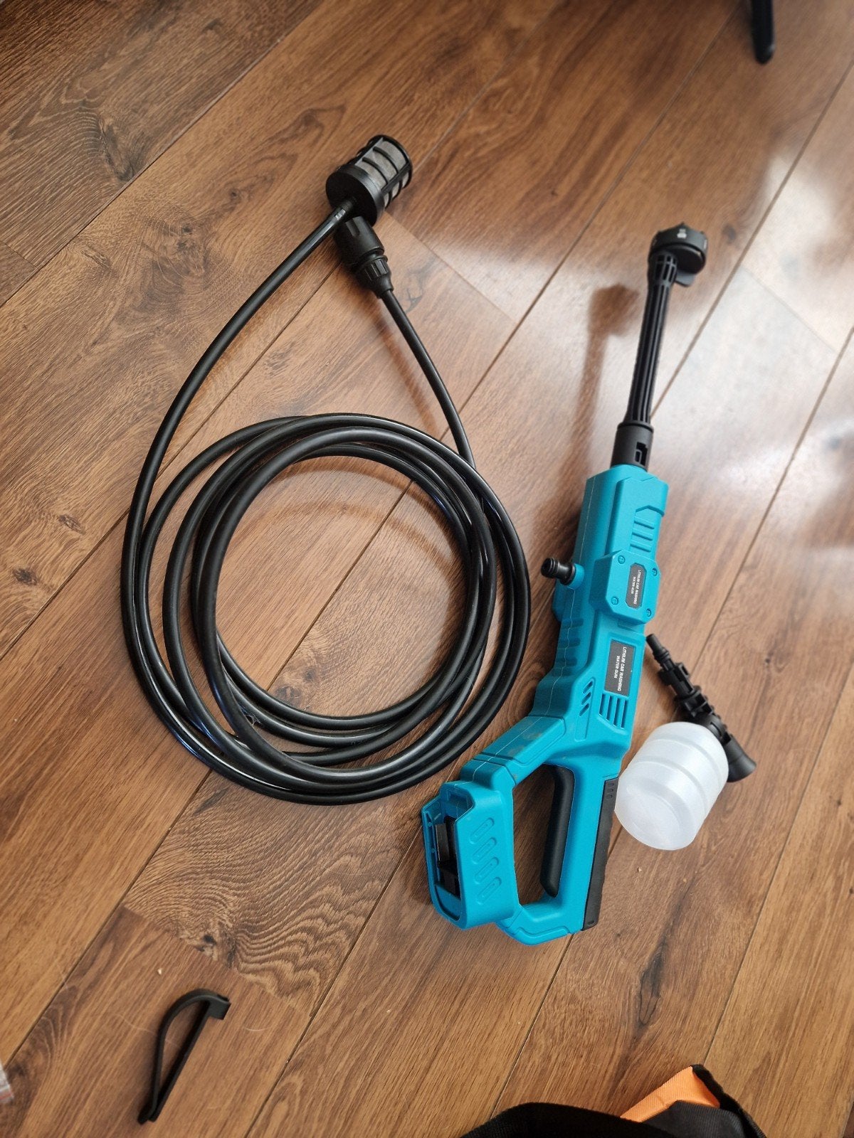 Draagbare Accu Hogedrukreiniger  Car Washing Water, Ophalen, Zo goed als nieuw, Accu, Onbekend
