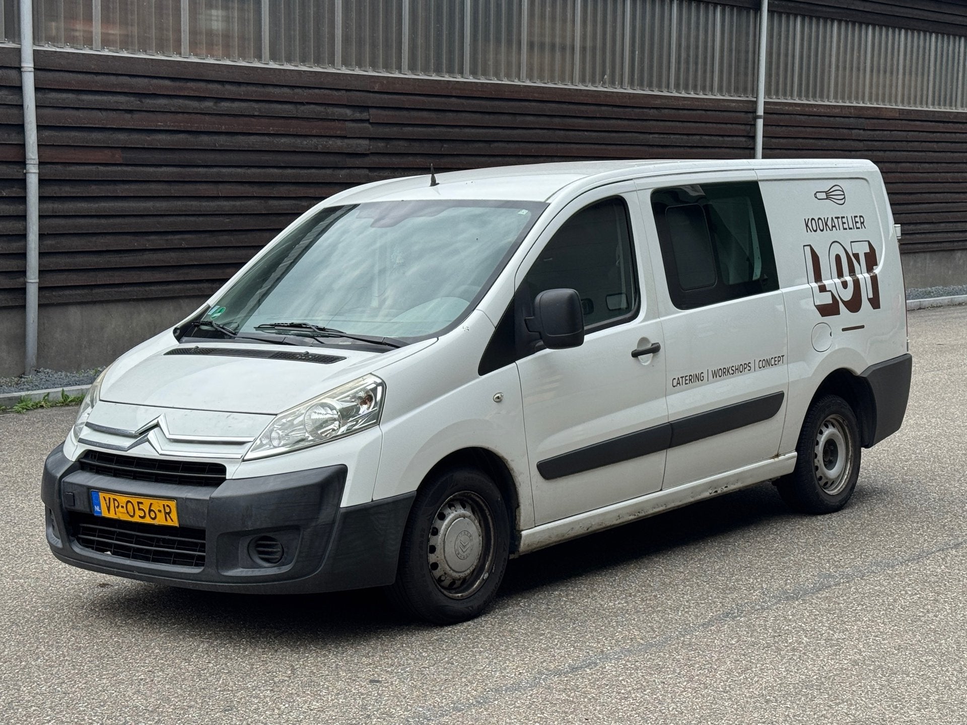 Citroen Jumpy 12 2.0 HDIF L2 H1 DUBBELE CABINE, Auto's, Bestelauto's, Voorwielaandrijving, Stof, Gebruikt, Zwart
