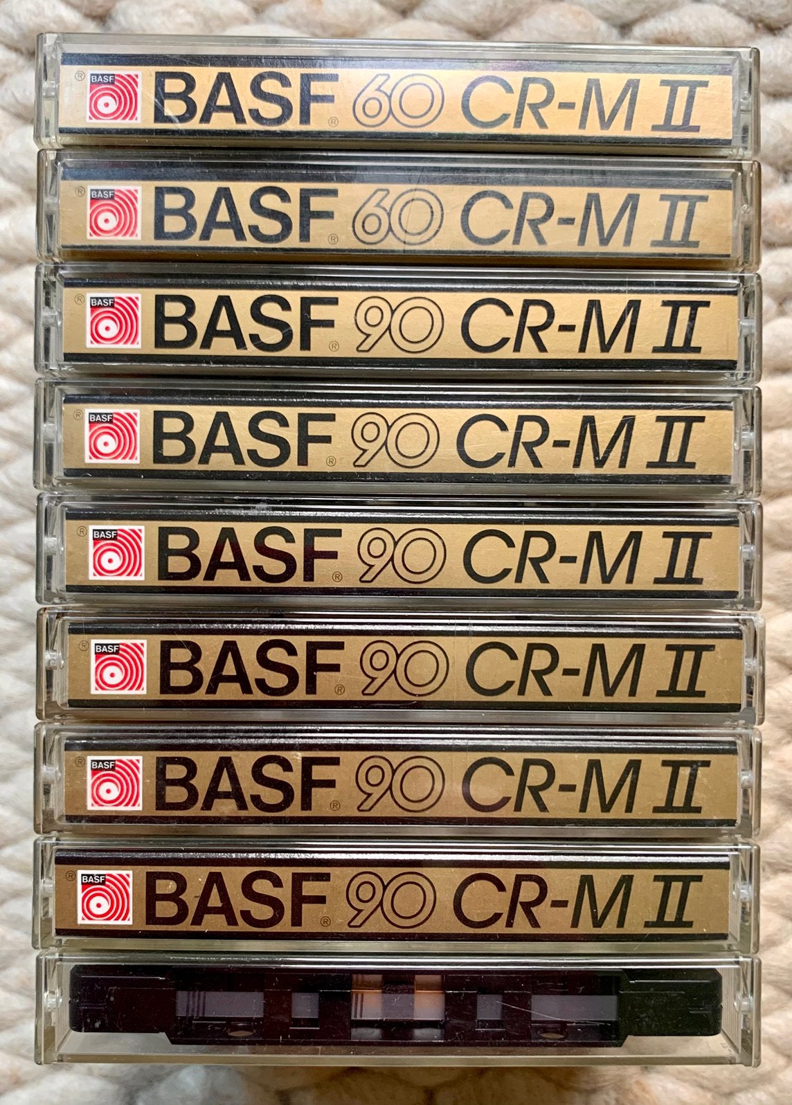 11 BASF Chrome Maxima II 90 60 CRMII cassettebandjes C90 C60, Gebruikt, Carl-Bosch-Straße 38⁩ 67063 Ludwigshafen am Rhein Duitsland