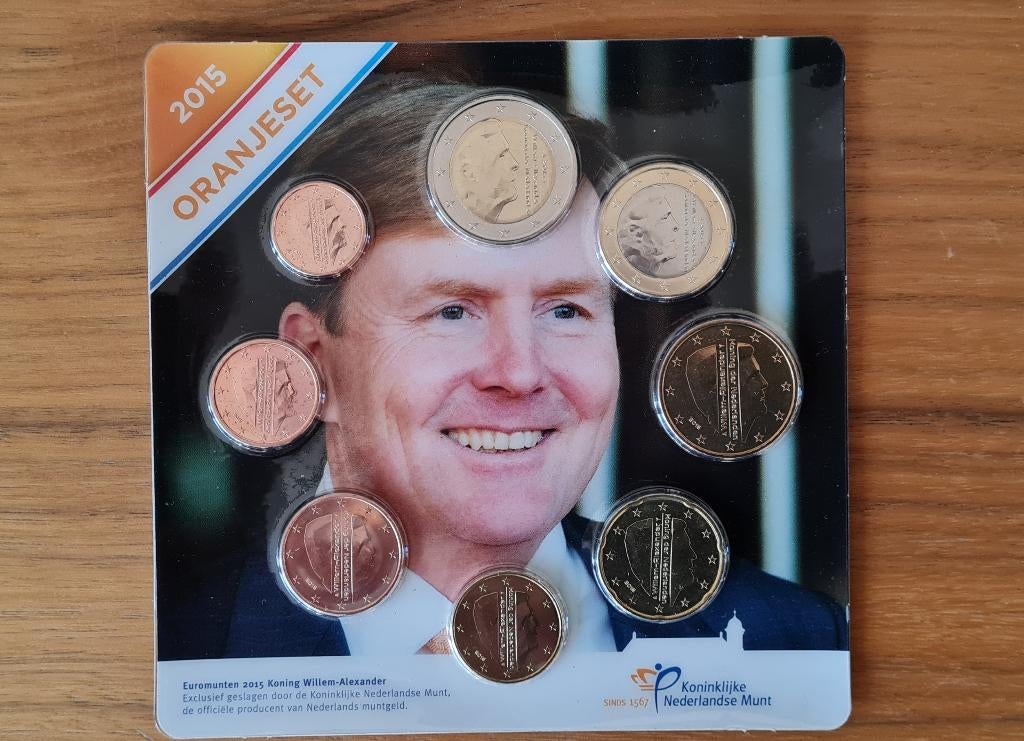 Muntenset Nederland 2015 - Oranjeset, Ophalen of Verzenden, Koningin Beatrix, Euro's