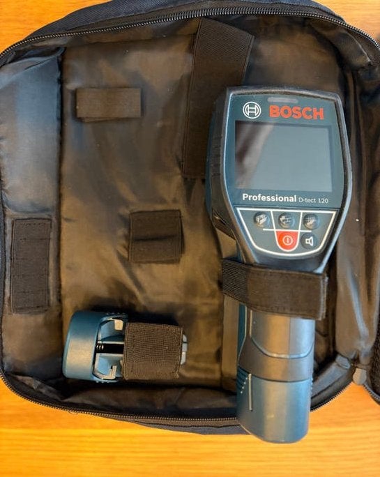 Bosch D-tect 120 Professional muurscanner / Detector, Doe-het-zelf en Verbouw, Ophalen of Verzenden, Zo goed als nieuw, Overige meters