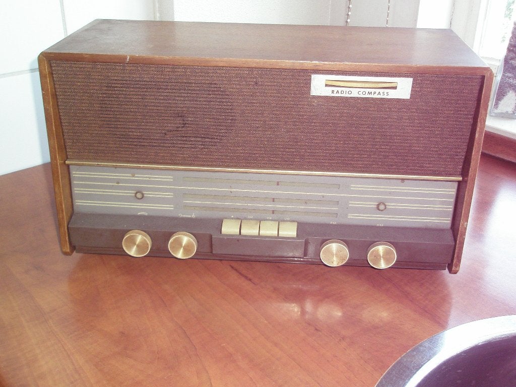 Philips B3X42A buizen radio, Ophalen of Verzenden, Niet werkend, Radio