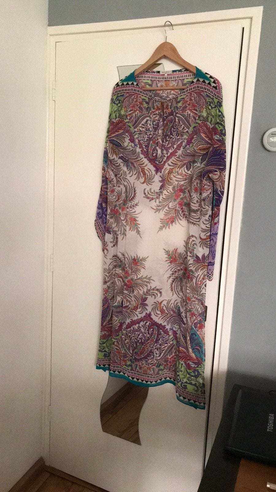Etro Milano, lange jurk, nieuwstaat, mt 40/42, Ophalen of Verzenden, Zo goed als nieuw