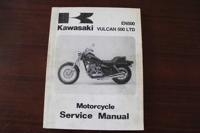 Kawasaki EN500 Vulcan LTD 1996 motorcycle service manual, Motoren, Ophalen of Verzenden, Kawasaki