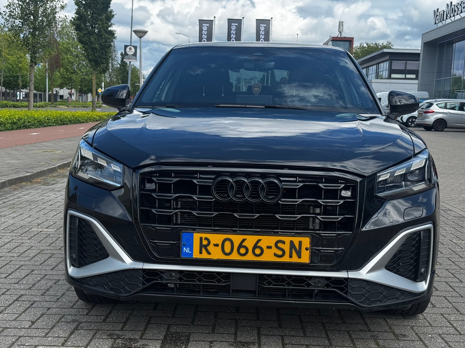 Audi Q2 35 Tfsi 150pk S Tronic 2022 Zwart, Auto's, Audi, Q2, 4 cilinders, Zwart, Origineel Nederlands