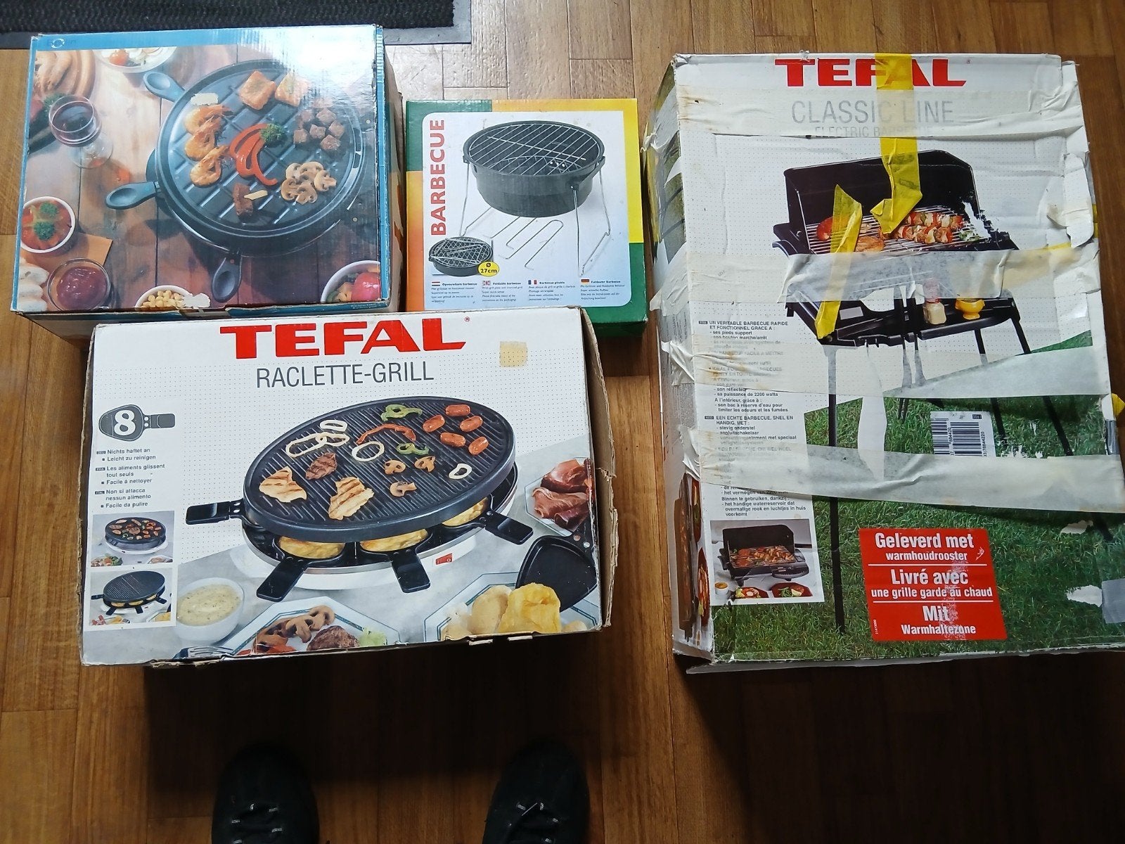 Diverse bakmogelijkheden: Raclette-grill en barbecue, Ophalen of Verzenden, Nieuw, Tefal