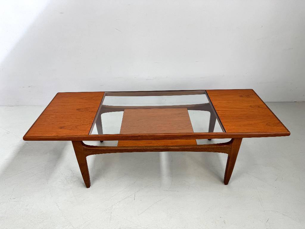 Vintage salontafel G-Plan, Huis en Inrichting, Tafels | Salontafels, 100 tot 150 cm, Verzenden, Teakhout, 50 tot 100 cm