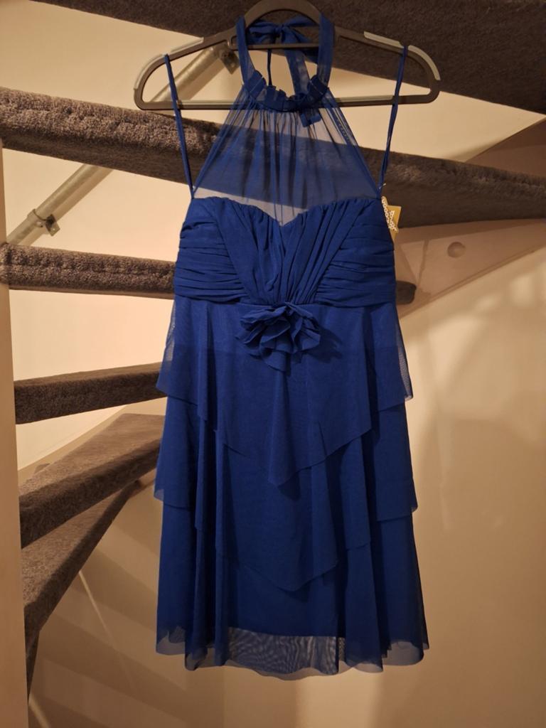 Prachtige Koningsblauwe Galajurk Maat XL - Nieuw met kaartje, Kleding | Dames, Jurken, Blauw, Maat 46/48 (XL) of groter, Nieuw