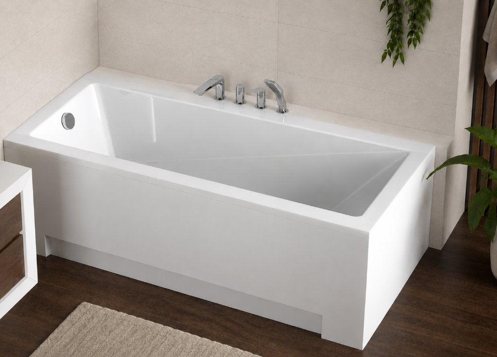 LIGBAD 130x70 cm - 3 modellen, Ophalen, Nieuw, Wit