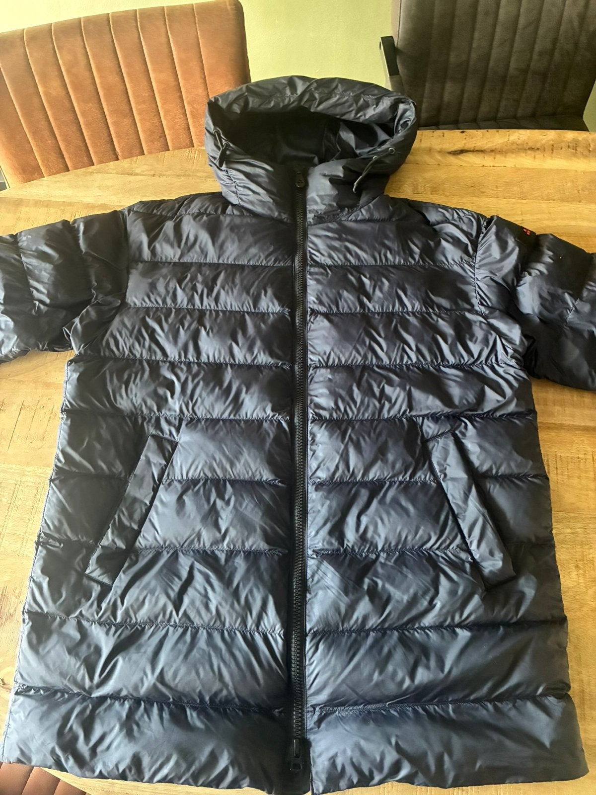 Peuterey winterjas, Ophalen of Verzenden, Zo goed als nieuw, Maat 48/50 (M), Blauw