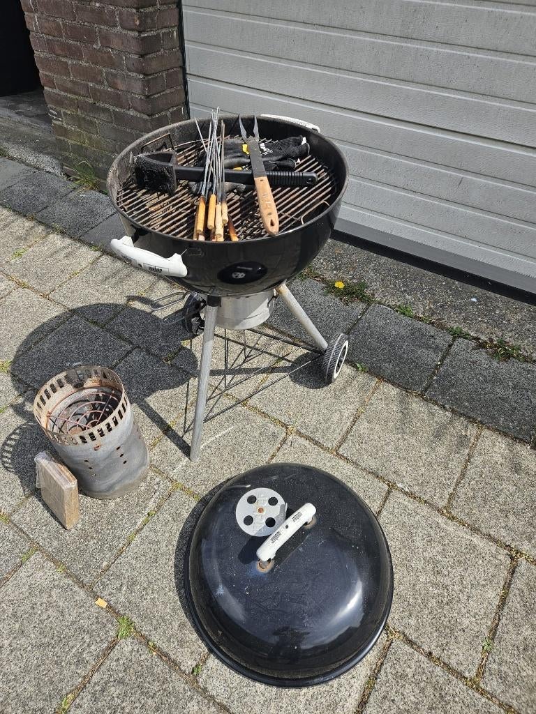 barbeque, Ophalen, Gebruikt, Weber, Met accessoires