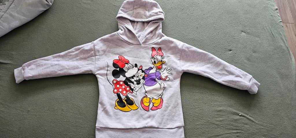 Disney Mickey & Friends hoodie - Minnie & Daisy maat 116, Ophalen, Gebruikt, Disney Mickey and Friends, Meisje