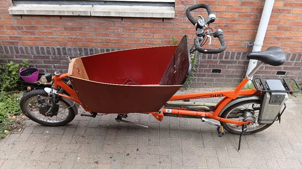 Bakfiets, Fietsen en Brommers, Gebruikt, Goederen, Trommelrem, Ophalen