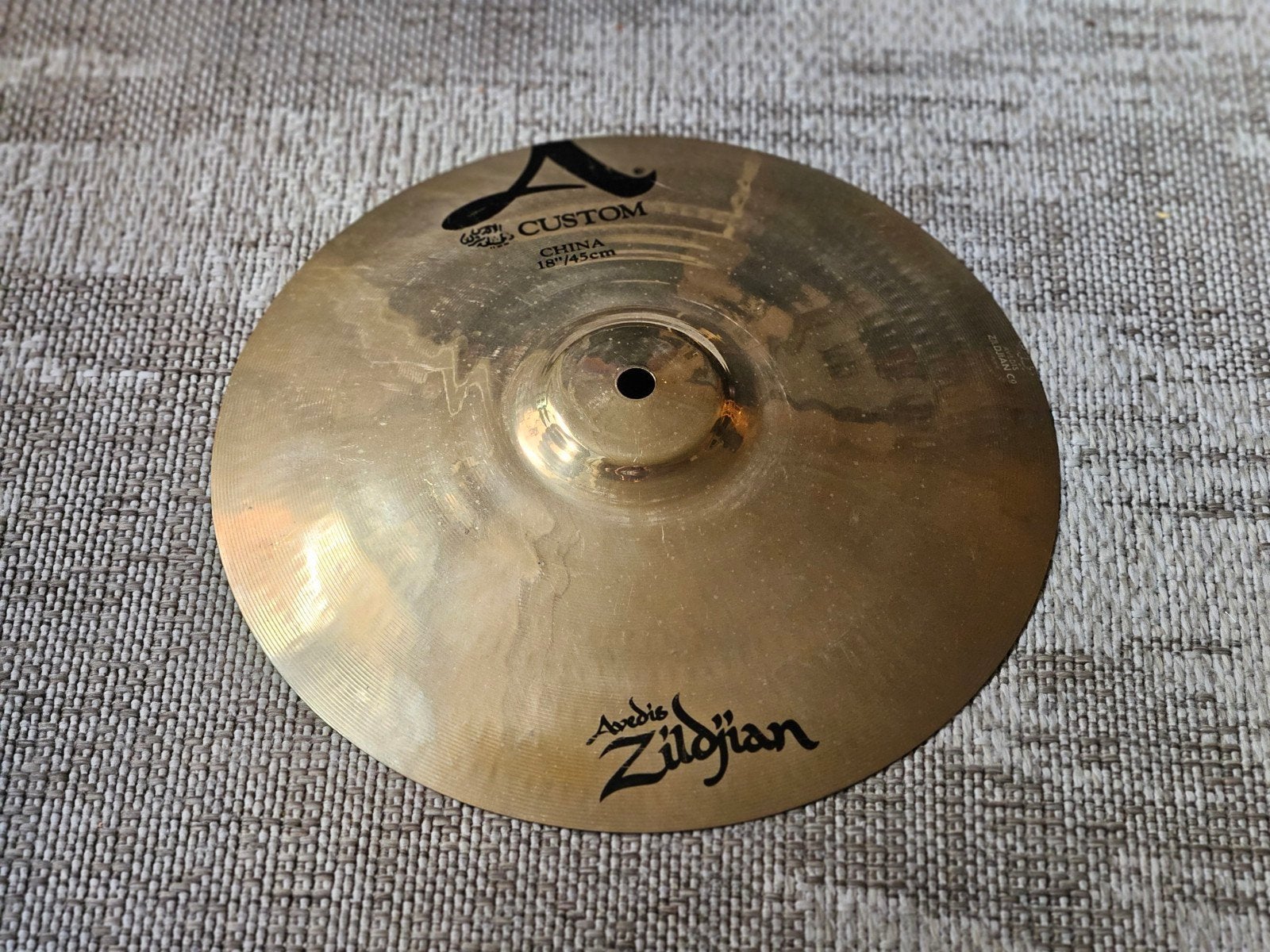 Zildjian A Custom China Cymbal 18 inch / 45 cm, Ophalen, Gebruikt, Overige merken