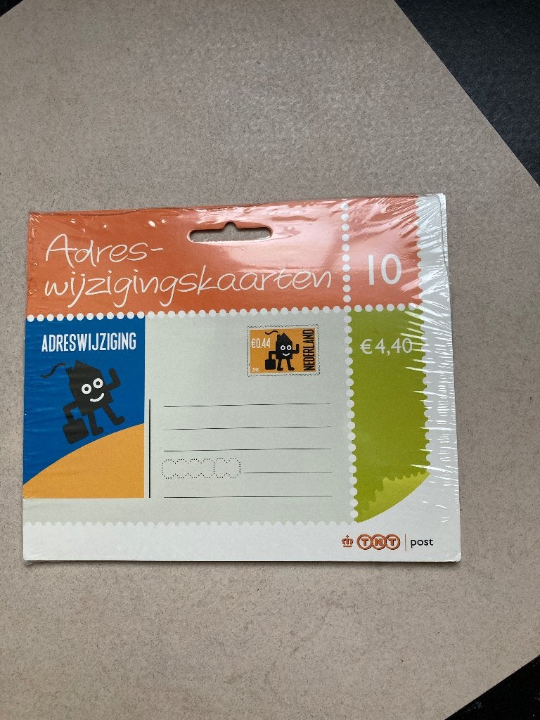 10 Adreswijzigingskaarten, Ophalen of Verzenden