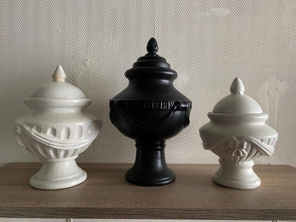 GRIEKSE STENEN POTTEN, Steen, Overige kleuren, Ophalen of Verzenden, Zo goed als nieuw