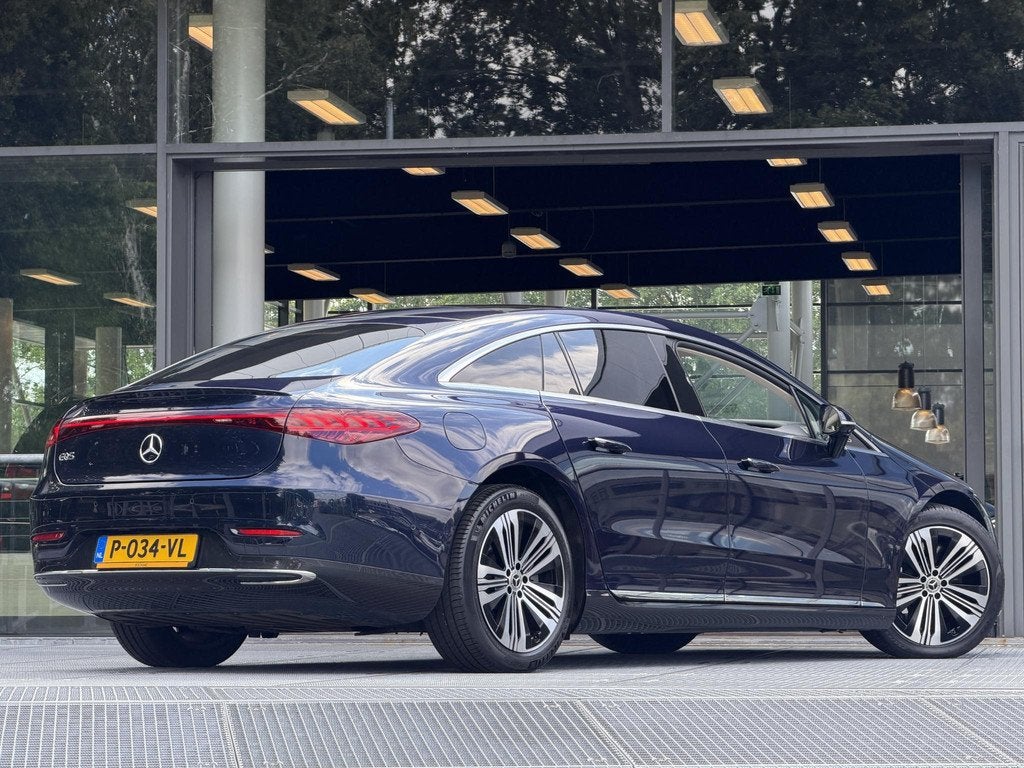 Mercedes-Benz EQS 350 Luxury Line 90 kWh 293PK | SOH 98% | P, Auto's, Mercedes-Benz, Achterwielaandrijving, Gebruikt, 750 kg, Blauw