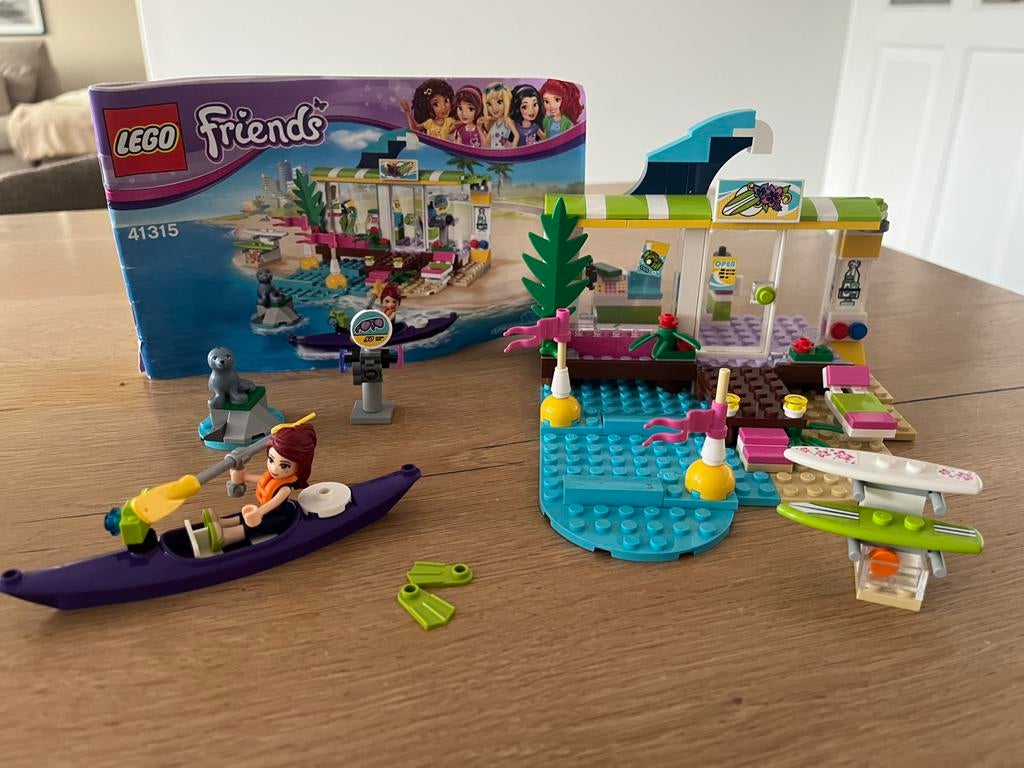 Lego Friends surfshop. 41315., Lego, Friends, Ophalen of Verzenden, Zo goed als nieuw