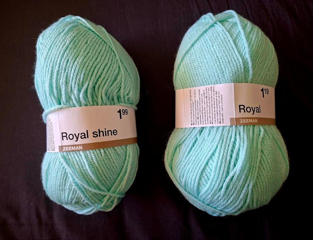 Royal Acryl Garen - Met en Zonder Glitter (16 bollen), Ophalen of Verzenden, Nieuw, Breien of Haken, Wol of Garen