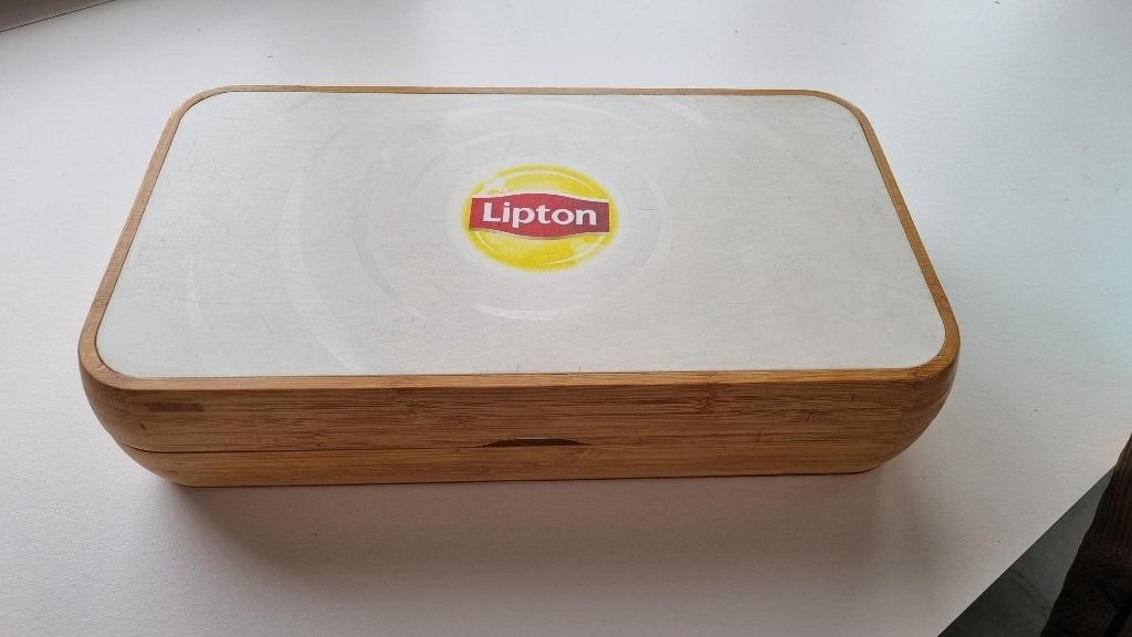 Lipton Theedoos, Ophalen, Gebruikt, Hout, Theedoos