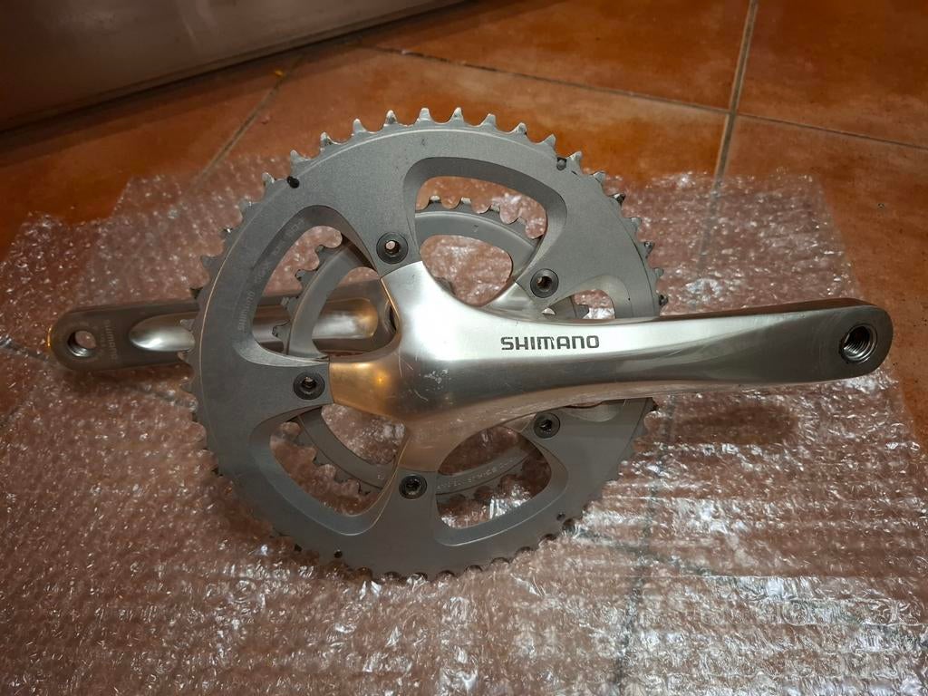 Shimano Hollowtech 2 crankstel compact 10 speed crankset, Ophalen of Verzenden, Gebruikt, Overige typen