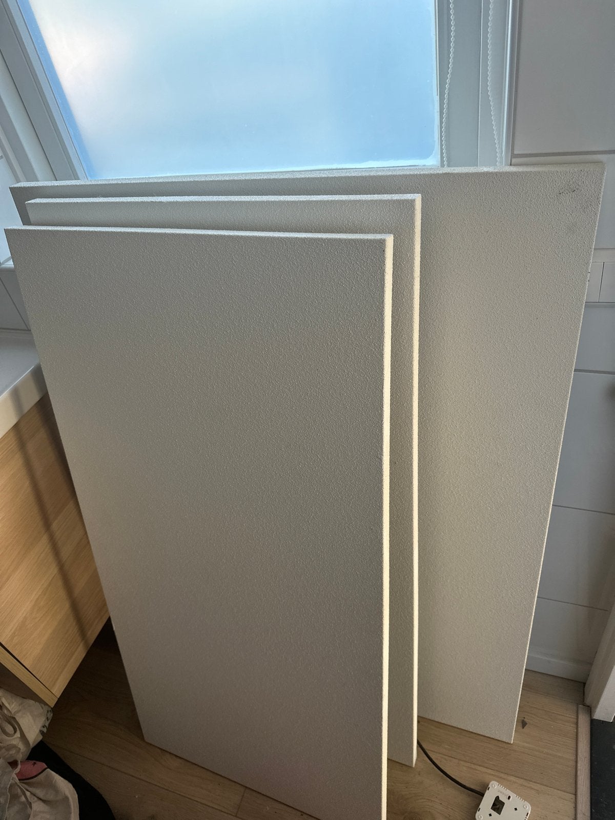 4x Infrarood panelen met thermostaten, Doe-het-zelf en Verbouw, Verwarming en Radiatoren, Ophalen, Gebruikt, Overige typen