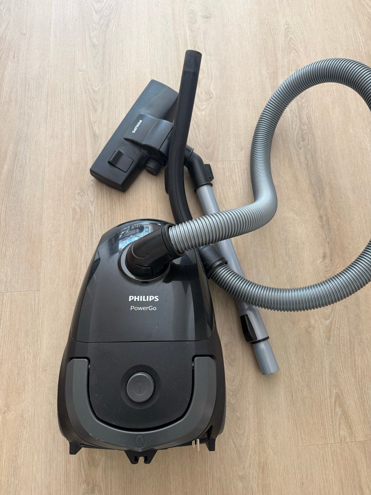 Philips PowerGo Stofzuiger - Goed functionerend, Stofzak, Gebruikt, Philips, Ophalen of Verzenden