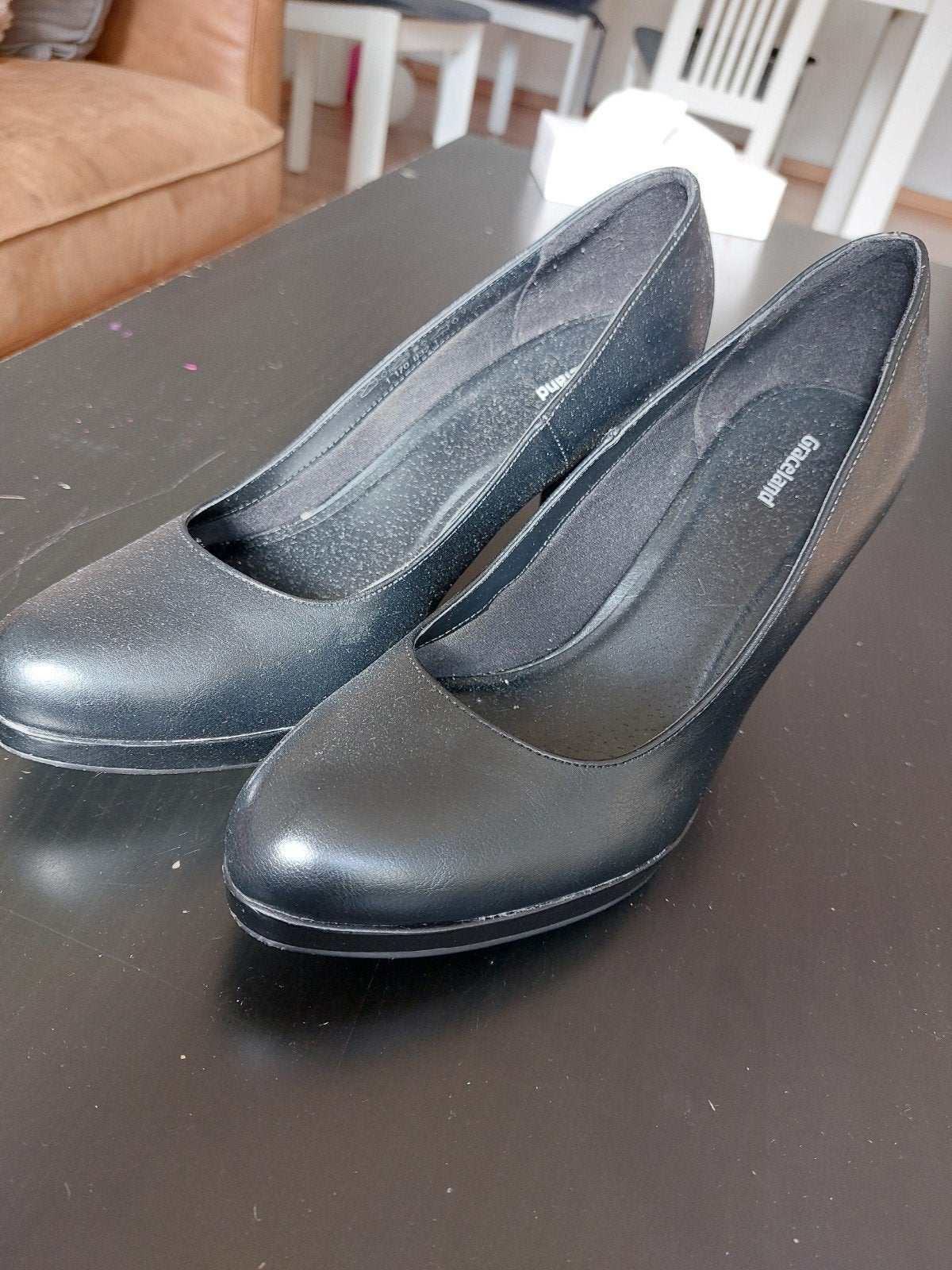 Zwarte Graceland Pumps Maat 41 - Zo goed als nieuw, Pumps, Zwart, Ophalen of Verzenden, Zo goed als nieuw