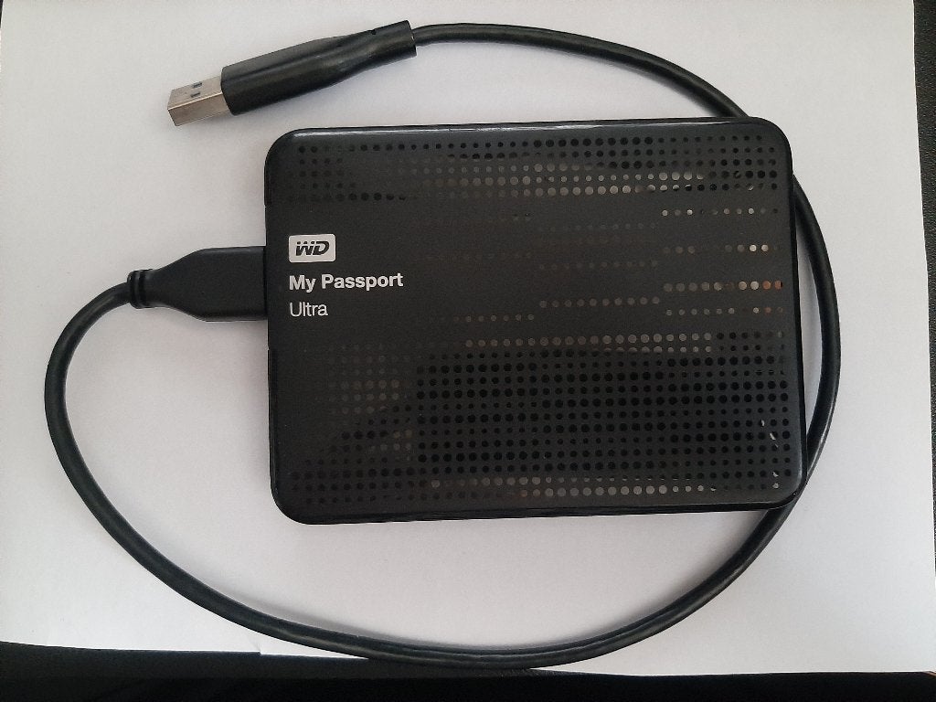 WD My Passport Ultra 1TB Externe USB 3 Hardeschijf, Computers en Software, HDD, Zo goed als nieuw, 1 tb, Laptop