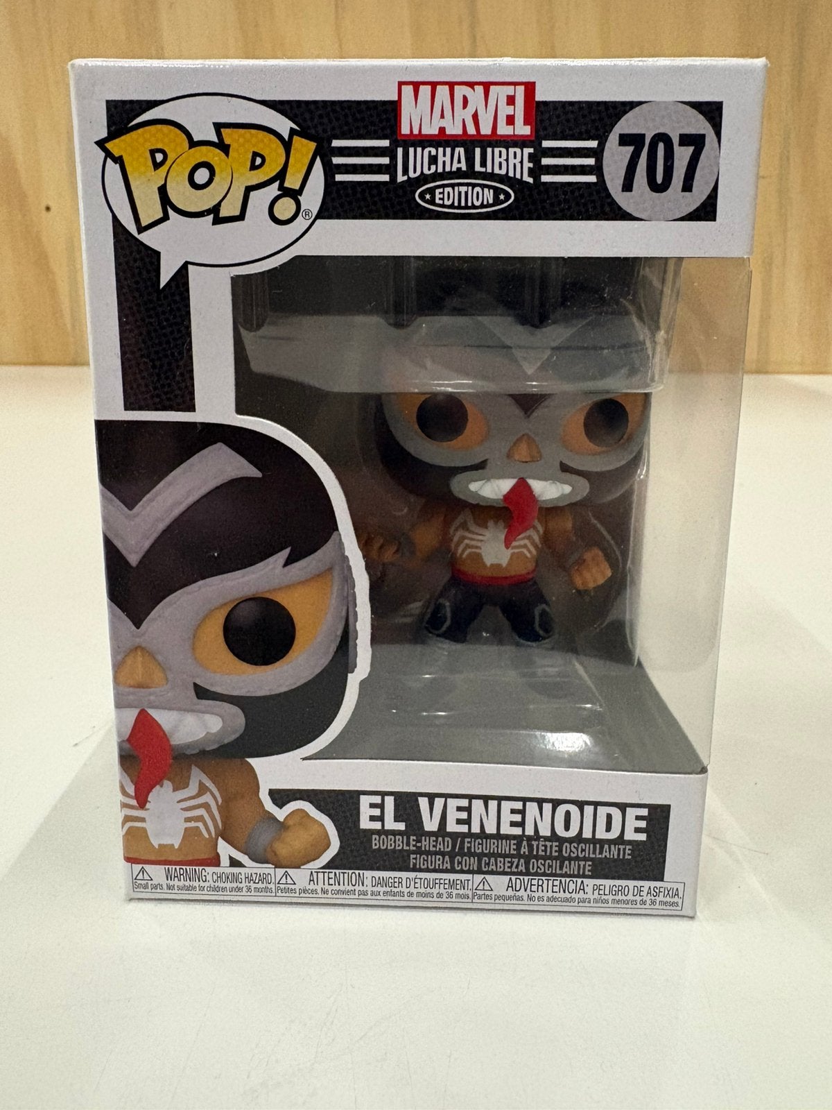 Funk Pop Marvel El Venenoide - 707, Verzamelen, Poppetjes en Figuurtjes, Zo goed als nieuw, Ophalen of Verzenden