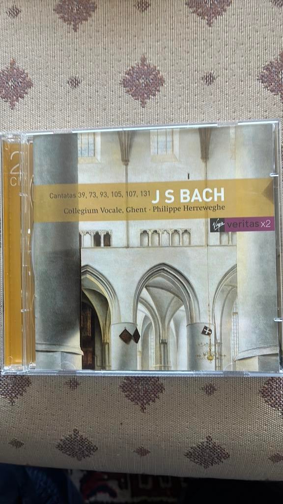 Bach: cantates BWV 39, 73, 93, 105, 107, 131 Herreweghe -2CD, Ophalen of Verzenden, Zo goed als nieuw, Koren of Klassiek