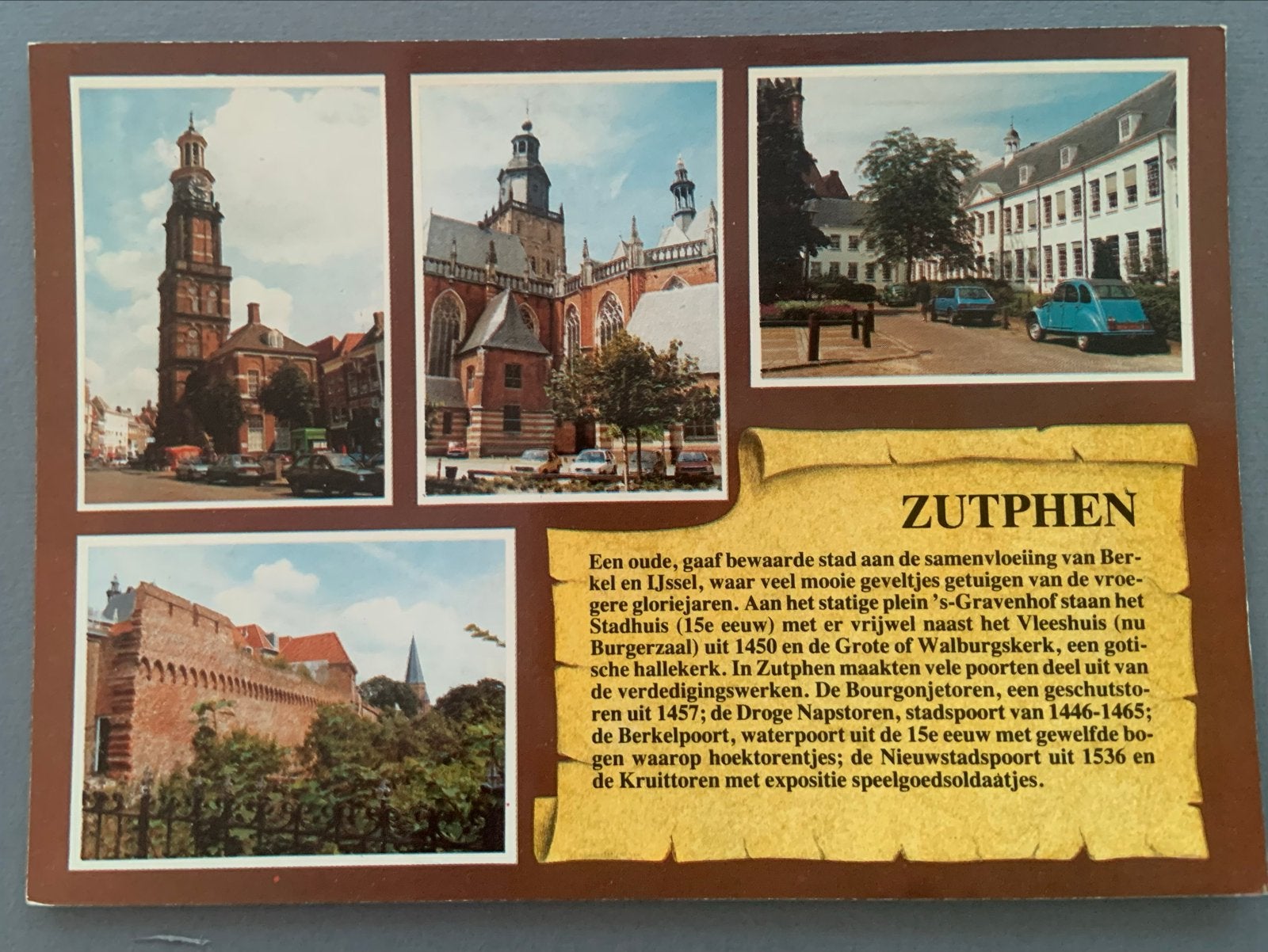 Zutphen - Diverse stadsgezichten, Verzenden, 1980 tot heden, Ongelopen, Gelderland