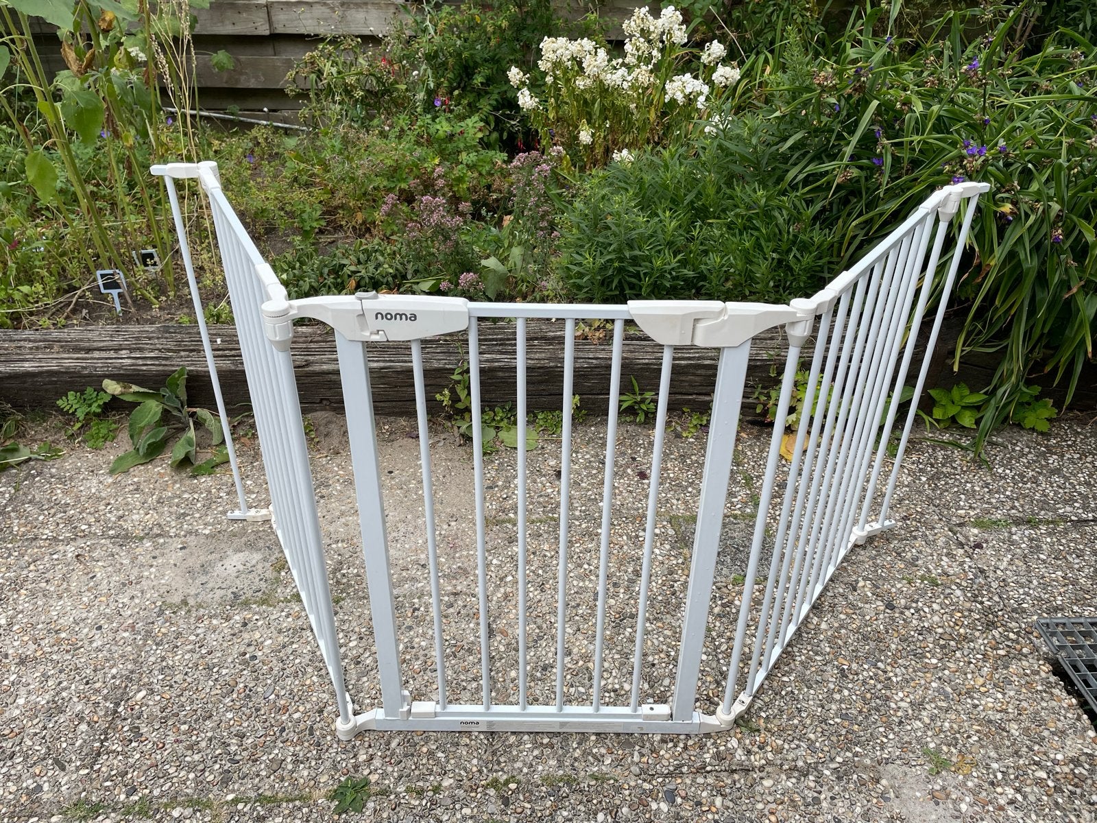Noma Configure Gate - verstelbaar veiligheidshekje, Ophalen, Gebruikt, 115 cm of meer, Metaal of IJzer