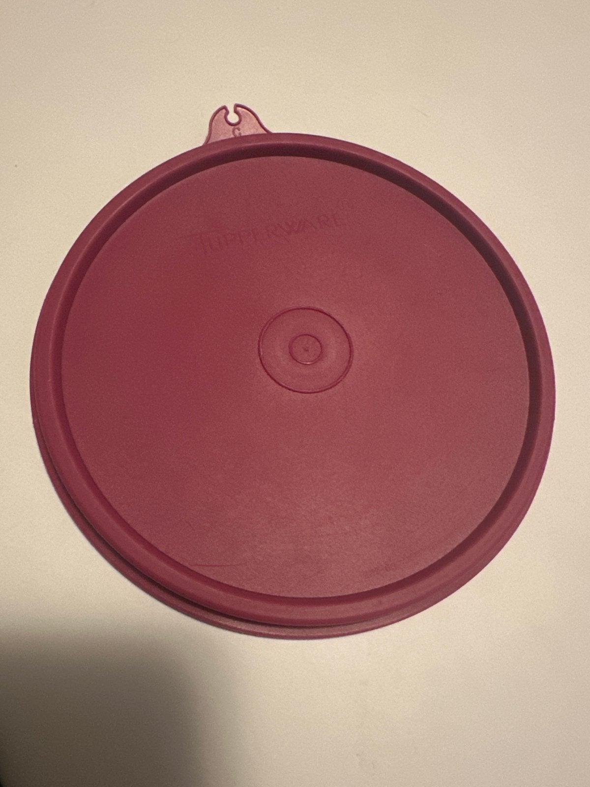 Tupperware deksel C voor 600ml ruimtekom, Gebruikt, Overige kleuren, Overige typen, Ophalen of Verzenden
