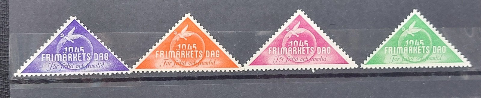 Zweden cinderella's Frimärkets Dag (Postzegeldag) 1945, Ophalen of Verzenden, Zweden, Postfris
