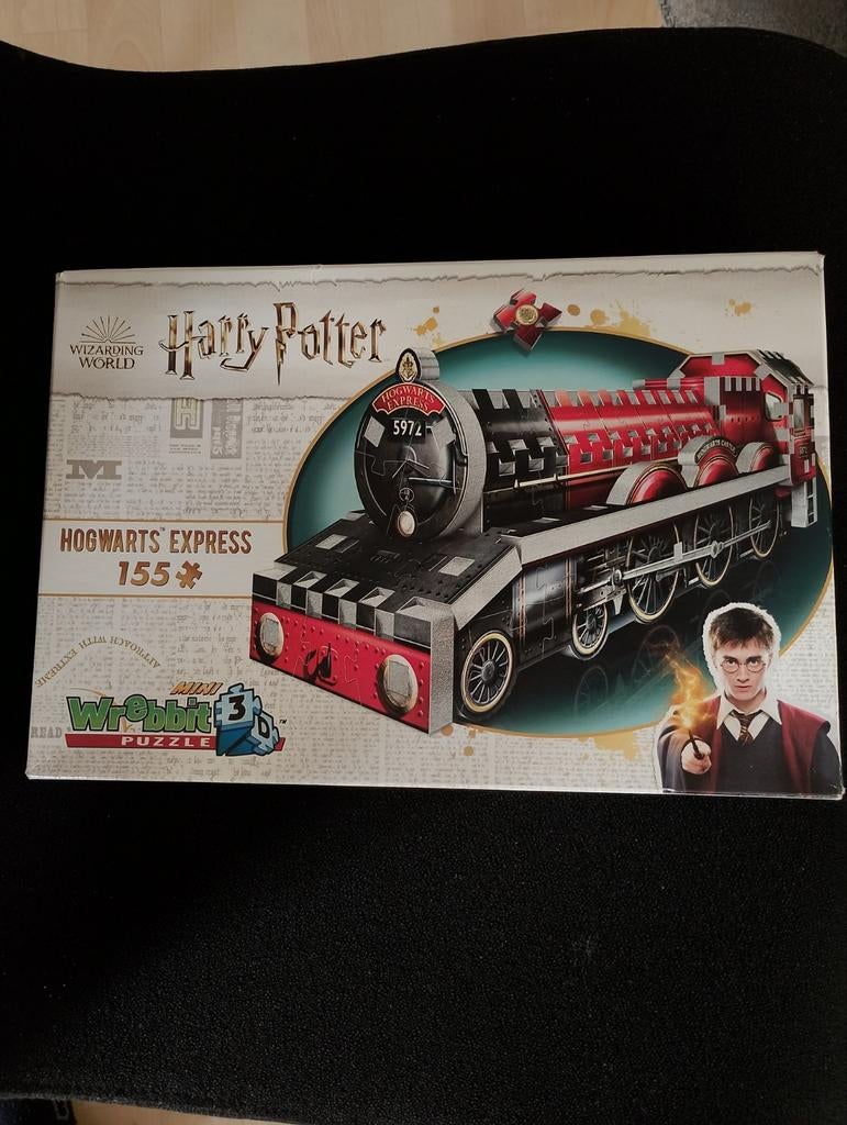 NIEUW HP Harry Potter Puzzel Hogwarts Express 5972 Trein 155, Ophalen, Minder dan 500 stukjes, Nieuw, Rubik's of 3D-puzzel