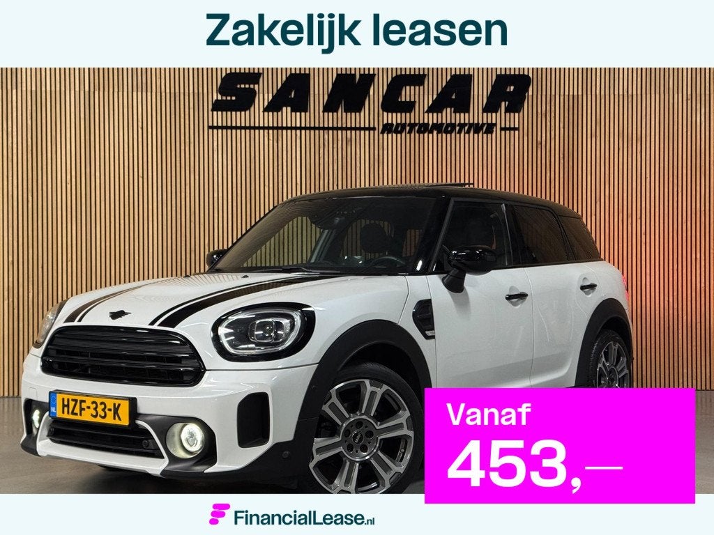 Mini Mini Countryman 1.5 Cooper MINI Yours PANO|LEER|HUD|DAB, Gebruikt, Zwart, Countryman, Wit