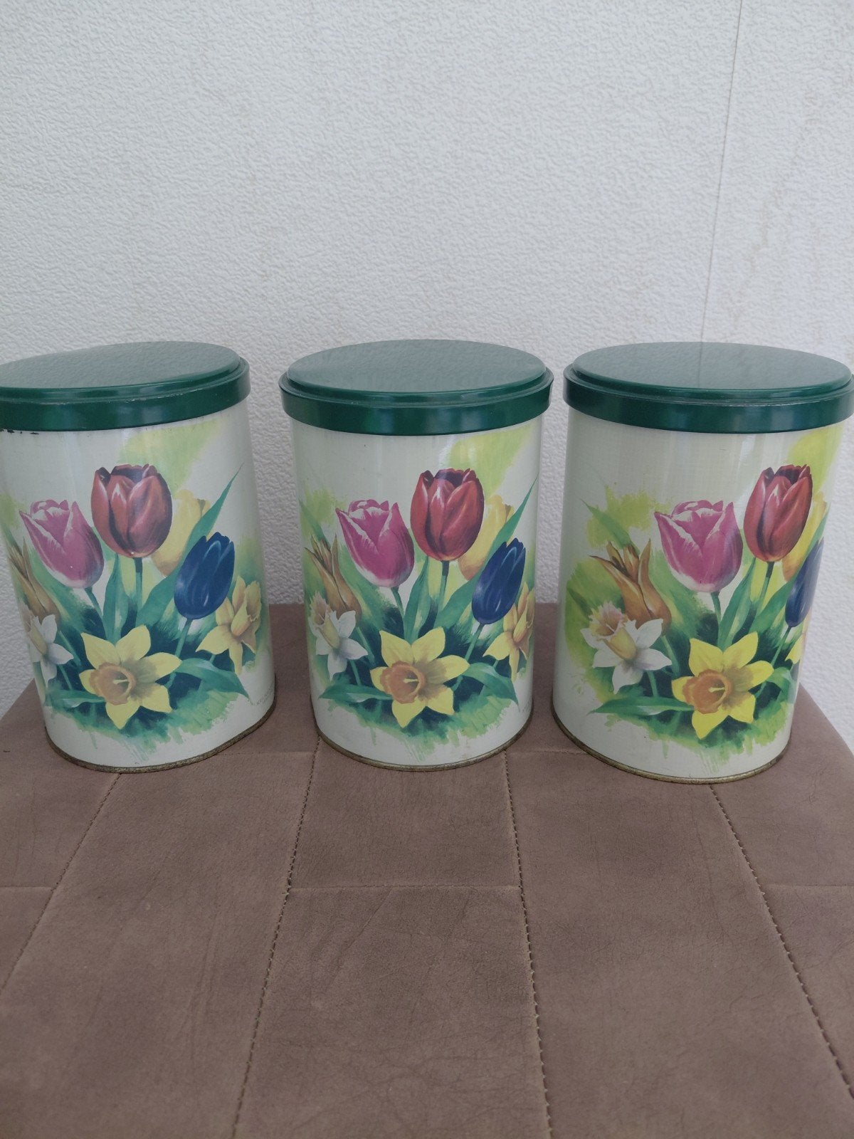 3 nostalgische opberg blikken, Ophalen, Gebruikt, Overige